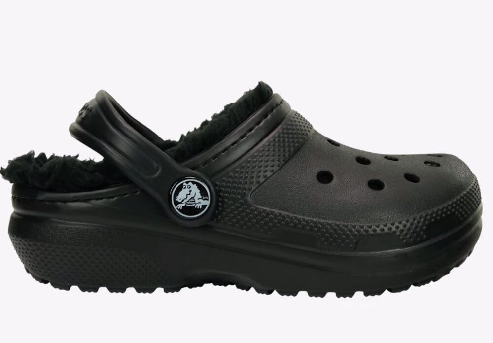 Crocs Kids Boys Unisex Girls Classic Lined Clog Size C11 11 Black Slip On shoes